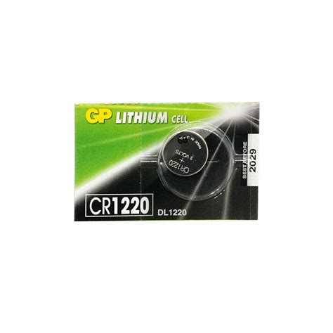 Батарейка CR1220 GP Lithium (1шт.) — Купить Недорого на Bigl.ua (498734433)
