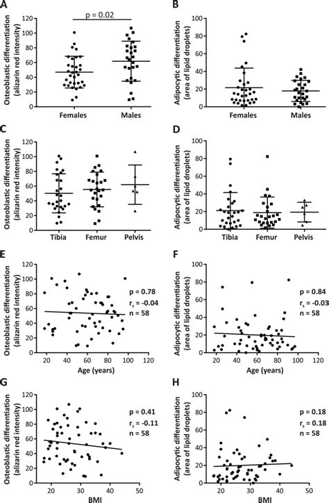 Relationships Between Donor Characteristics And Differentiation Outcome