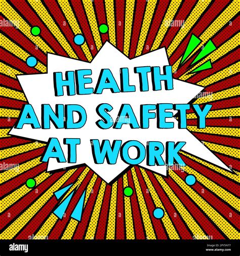 Conceptual Caption Health And Safety At Work Business Showcase Secure