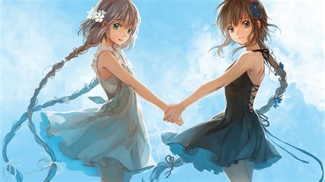 Anime Holding Hands Wallpapers Wallpaper Cave