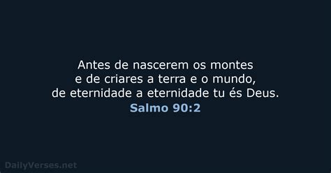 Salmo 90 2 Versículo da Bíblia NVI DailyVerses net