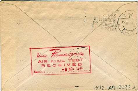 Objects Airmail Flight Cover Pan American World Airways System