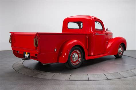 1940 Willys Pickup 2913 Miles Red Pickup Truck 350 V8 3 Speed Automatic