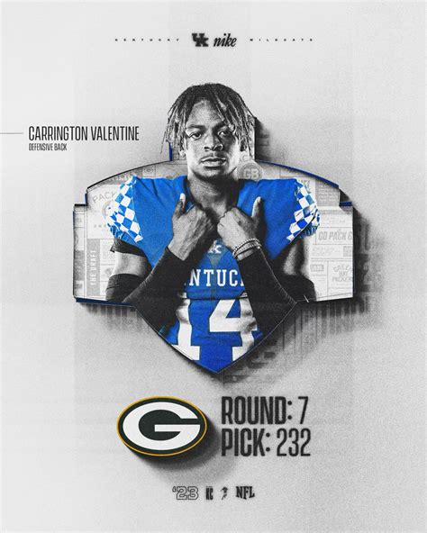 Carrington Valentine Selected by Green Bay Packers in Seventh Round of ...