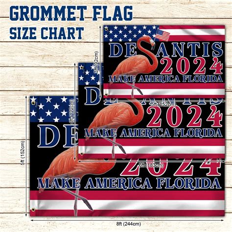 American Grommet Flag Desantis Make America Florida Bnn Gf Flagwix