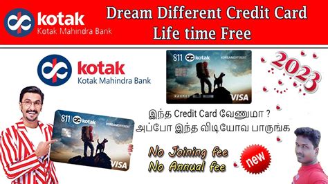 Kotak 811 Credit Card Apply 2023 Kotak Dream Different Card Without