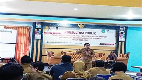 Targetkan 2026 Sintang Nol Angka Kemiskinan Ekstrem Kurniawan Ungkap