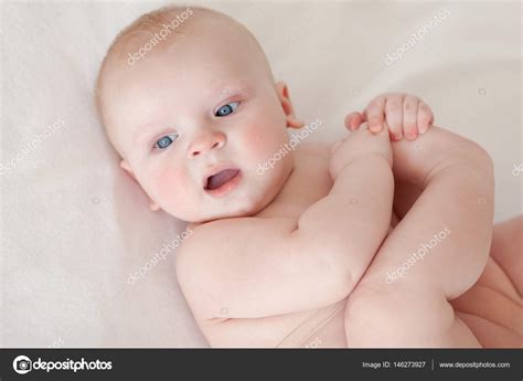 Naked Baby Baby Skin Care Stock Photo OksanaKozak 146273927