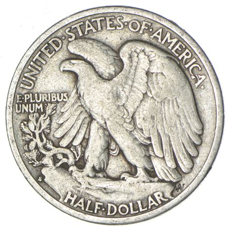 Difficult C S Walking Liberty Half Dollar Tough Mint Mark