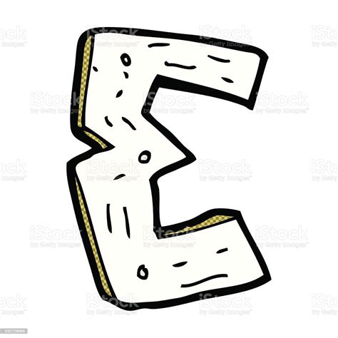 Comic Cartoon Wooden Number Stock Illustration Download Image Now