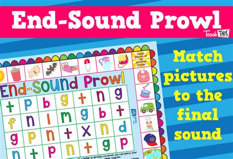 End Sound Prowl Identifying Final Phoneme Teacher Resources And