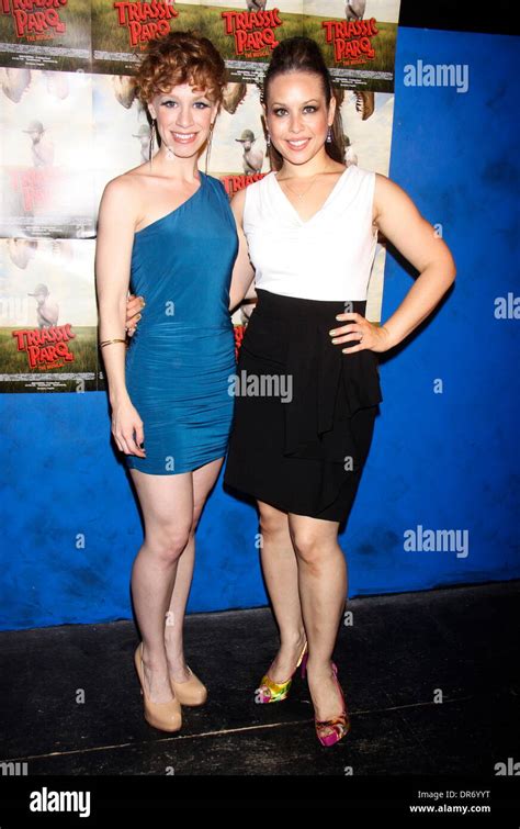 Lindsay Nicole Chambers And Shelley Thomas Opening Night Of ‘triassic