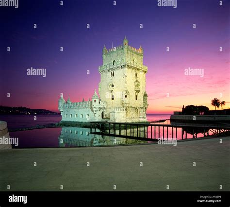 Tower Torre De Belem Stock Photo Alamy