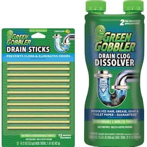 Green Gobbler Bio Flow Drain Cleaning And Deodorizing Strips Lemon