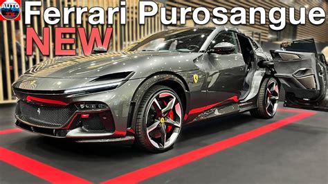 All NEW 2023 Ferrari Purosangue V12 SUV OVERVIEW Walkaround YouTube