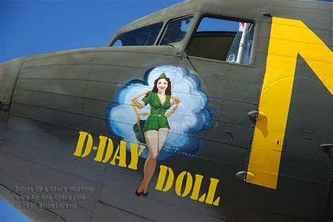 Nose Art Beautiful Women On Aircraft