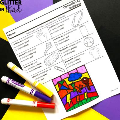 Insulator And Conductor Worksheets That Your Students Will Love