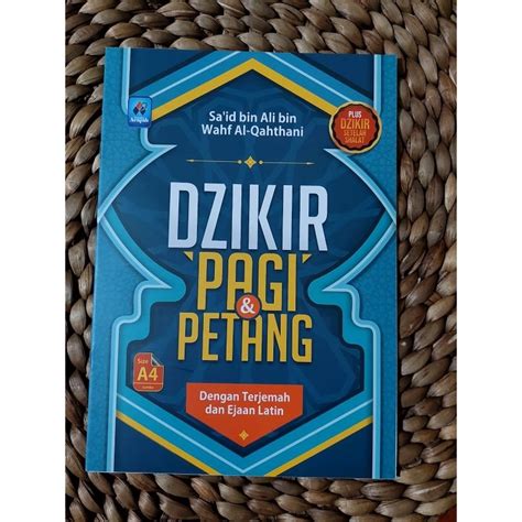 Jual Buku Dzikir Pagi Dan Petang Terjemah Dan Ejaan Latin A Said Bin