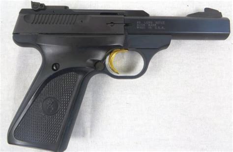 Sold At Auction Browning Buckmark 22 Lr Semi Auto Pistol Excellent Condition 4 Barrel Shiny