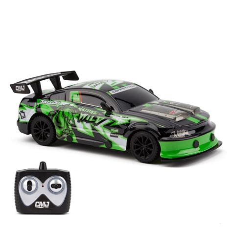 Buy CMJ RC Cars Road Rebel Green Machine High Speed 1 24 Scale Remote