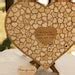 Alternative Wedding Guest Books Personalized Wood Heart Guestbook