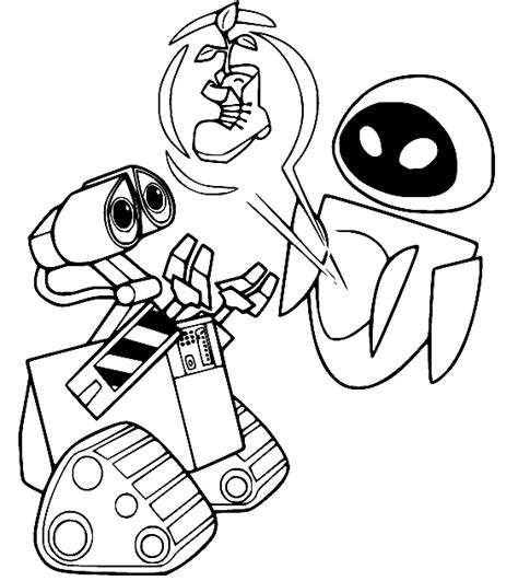 Wall E Coloring Pages Printable For Free Download