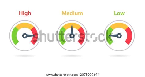 High Medium Low Priority Icon Photos and Images | Shutterstock