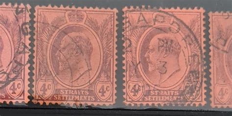 Straits Settlements King Edward VII 1904 Aug 10 Wmk Multiple Crown