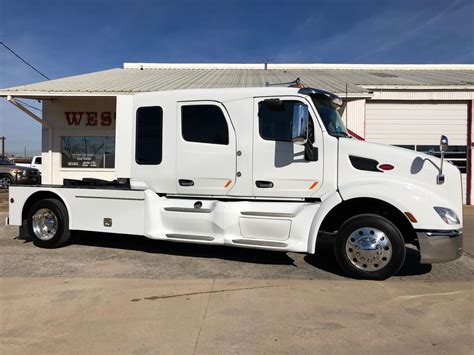 2019 Peterbilt Crew Cab Stretch Model 579 Western Hauler Sch For Sale