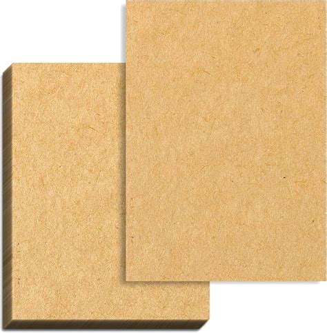 100 Sheets Brown Kraft Paper A4 Sheets 100gsm Uk Office