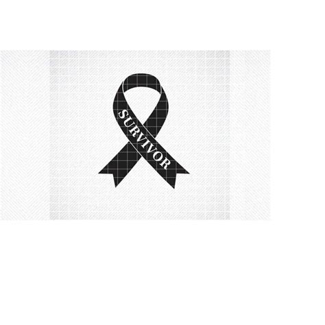 Survivor Ribbon Svg Png Dxf Eps Awareness Ribbon Svg Inspire Uplift