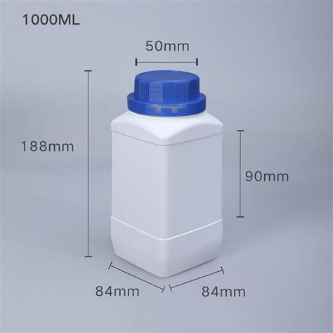 Empty Big Mouth Plastic Bottle With Anti Theft Cover Leakproof Reagent