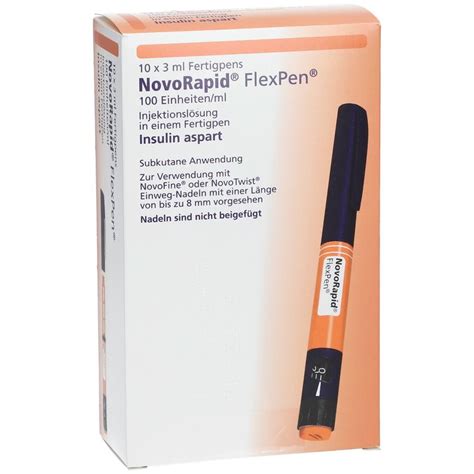 Novorapid Flexpen E Ml X Ml Mit Dem E Rezept Kaufen Shop Apotheke