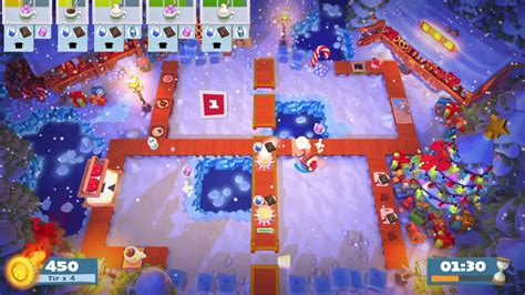 Overcooked 2 Kevins Christmas Cracker Level 1 3 2 Players Score