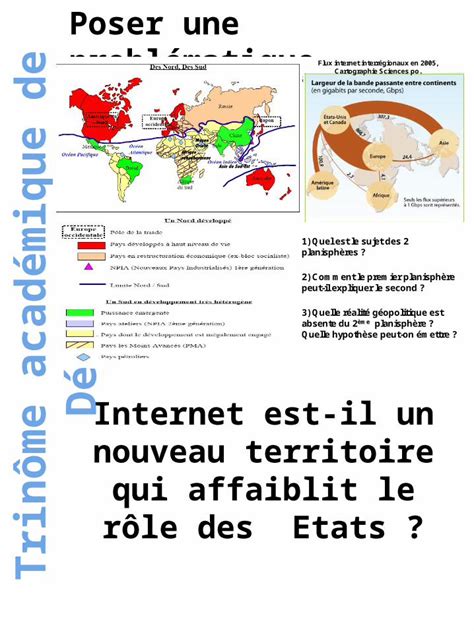 Ppt Trin Me Acad Mique De D Fense Poser Une Probl Matique Internet