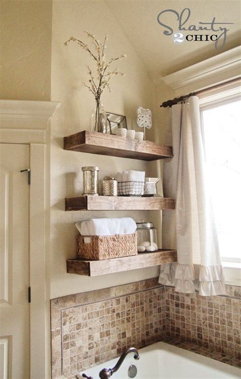 Kitchen Chronicles Diy Floating Rustic Shelves Jenna Sue Design