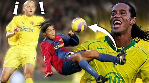 11 JUGADAS Mas HUMILLANTES De RONALDINHO YouTube