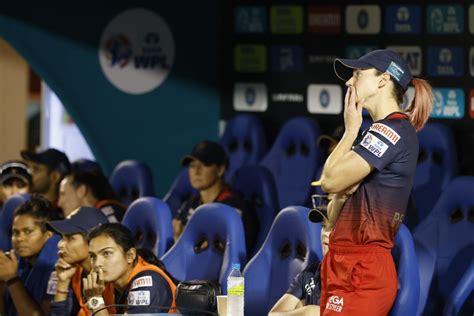 Ellyse Perry Stands In A Glum Rcb Dugout