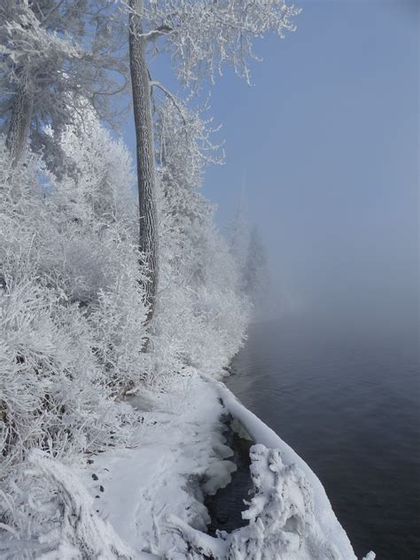 Free Images Landscape Water Nature Snow Cold Winter Lake Frost