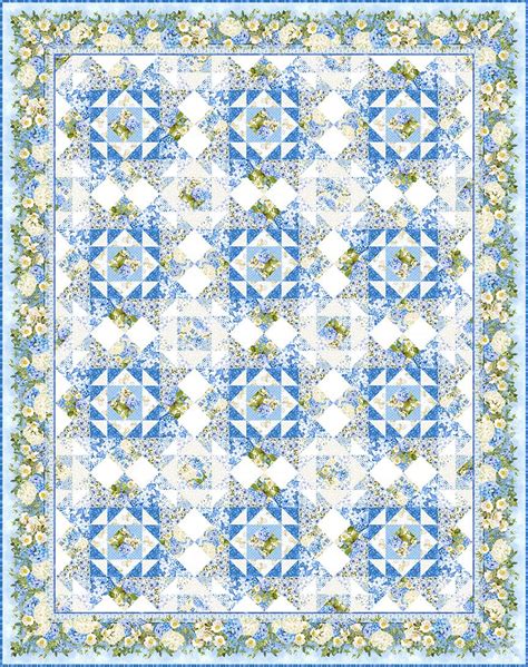 Periwinkle Spring Quilt Kit Psq Per Kit