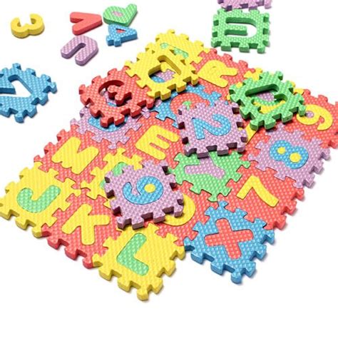 Aliexpress.com : Buy 36pcs/set Kids Child Baby Infant Mini Maths Educational Puzzle Kid Alphabet ...