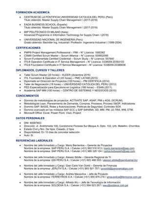 Cv Rolando Rodriguez S Sap Wm PDF