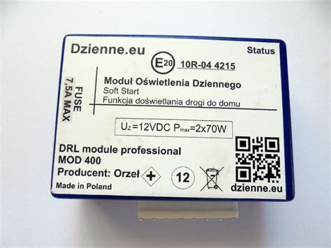 Moduł świateł dziennych DRL Orzeł MOD 400 30 hom Rzeszów Kup