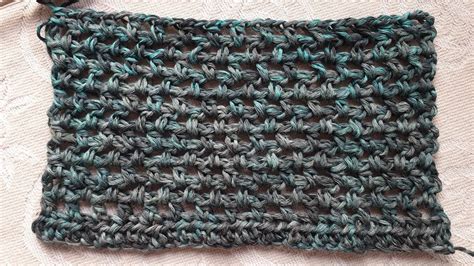 Anleitung H Keln Mit Dem Erweiterten Leinen Muster Moss Stitch