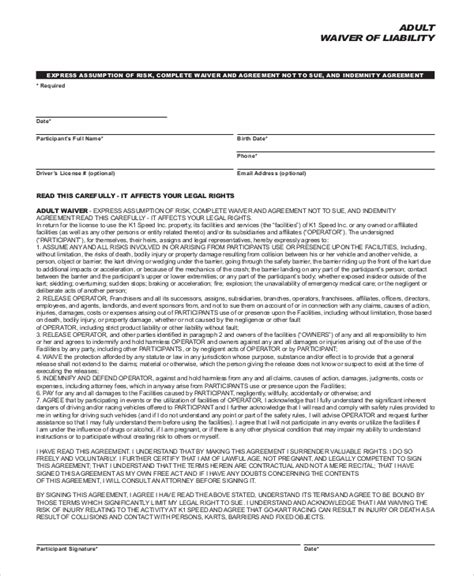 Printable Liability Waiver Form Pdf Templates Fillable Samples In Sexiezpix Web Porn