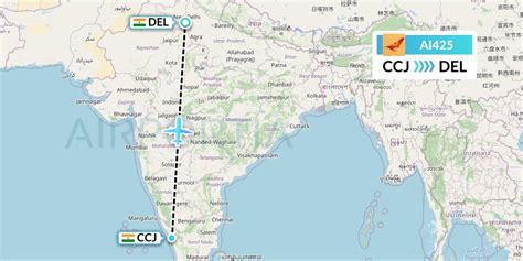 Ai425 Flight Status Air India Kozhikode To Delhi Aic425