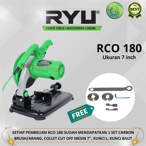 Tekiro Ryu Cut Off Cutting Wheel Chop Saw Mesin Pemotong Besi Inch