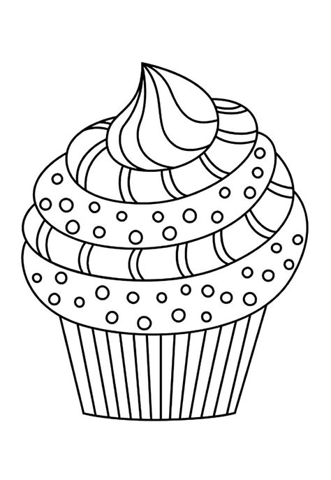 Desenhos De Cupcake Para Colorir Bora Colorir