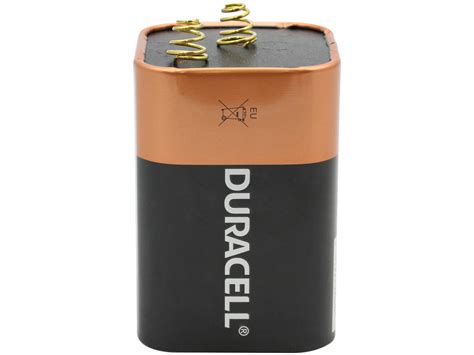 6 Volt Alkaline Lantern Battery Duracell Coppertop Mn908