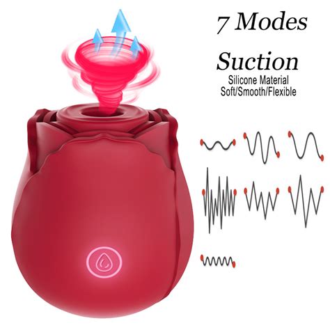 Waterproof Ipx7 Vibration Nipple Tongue Licking Sex Toys Rose Vibrator